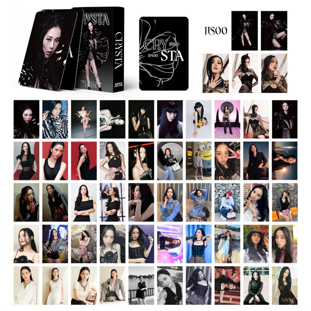 Hộp Thẻ Ảnh LOMO Card Nhóm Nhạc BLACKPINK JENNIE JISOO LISA ROSE Solo