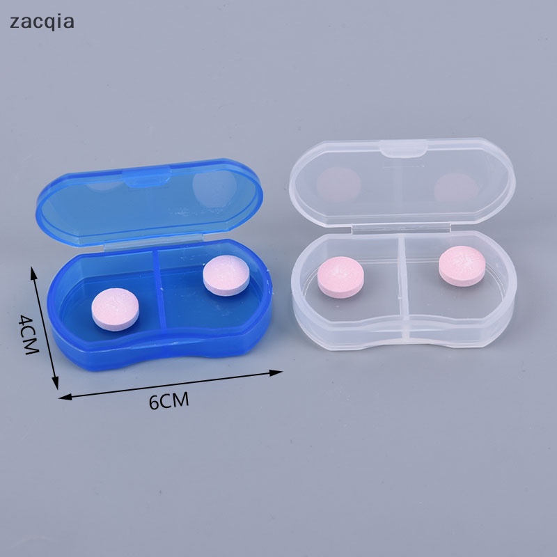 Hộp Đựng Thuốc 2 Ngày Chia 2 Ngăn Tiện Dụng