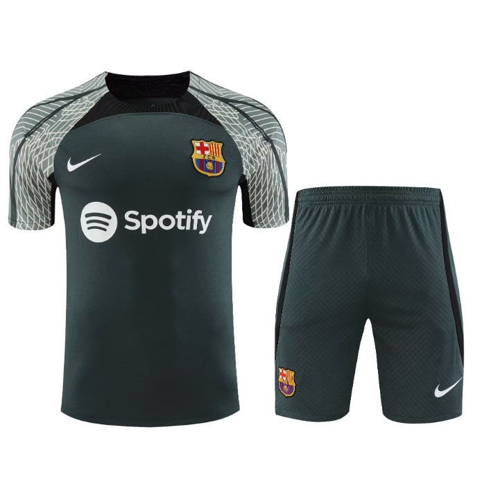 Bộ Quần Áo Thể Thao Bóng Đá Ngắn Có Túi Cho Đội Tuyển Barcelona 23-24