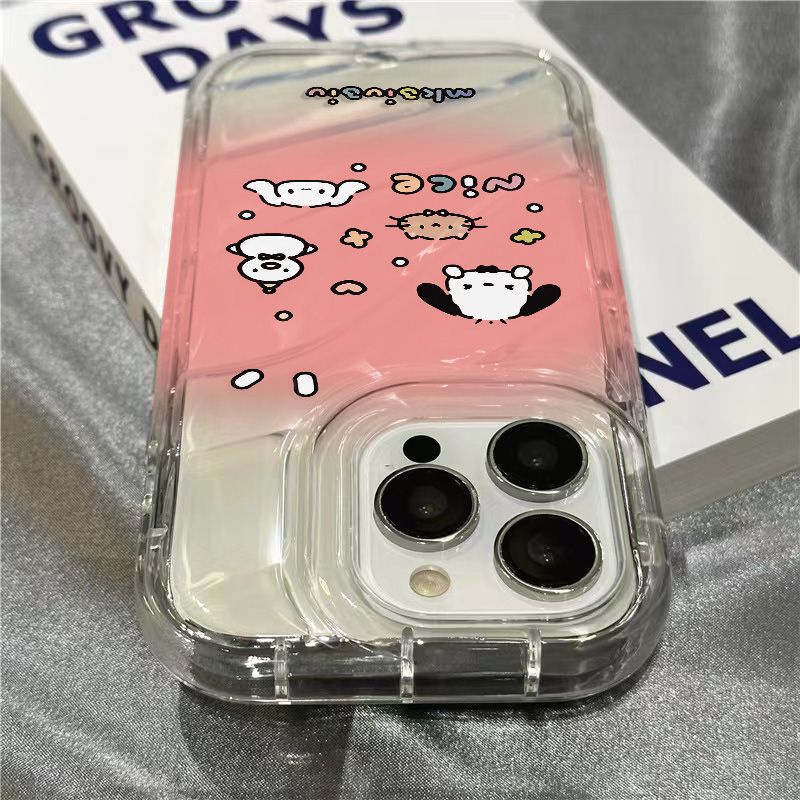 Ốp Điện Thoại Mềm Trong Suốt Hình Chú Chó Pacha Cho iPhone14promax 1312 / 11 7 / 8plus xr / sins 8LWR