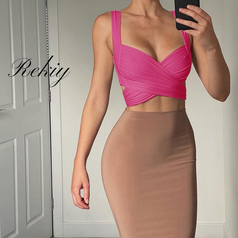 Áo Tank Top Hai Dây Hở Lưng Màu Trơn Mẫu Mới 2023 Thời Trang Cho Nữ