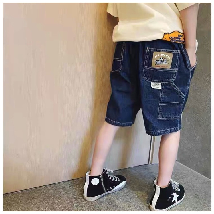 Quần jeans Lửng Thời Trang Dành Cho Bé Trai