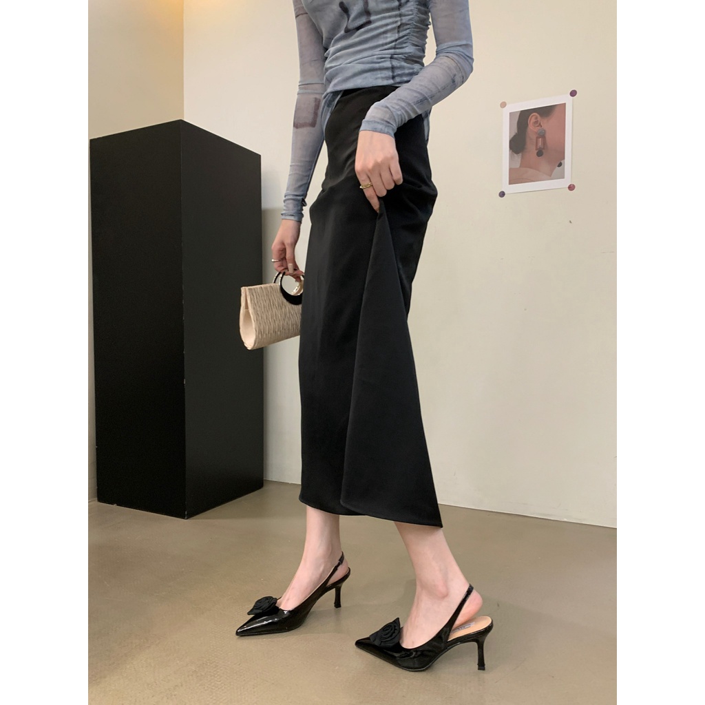 Sandal Cao Gót Mũi Nhọn Thiết Kế Mới Thời Trang Mùa Hè 2023 Dành Cho Nữ