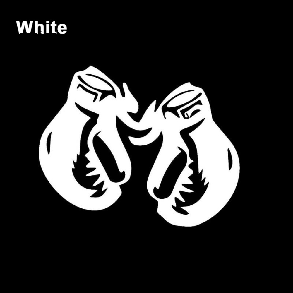 Miếng Dán Phản Quang Họa Tiết Găng Tay Boxing Độc Đáo Trang Trí Xe Hơi / Cửa Sổ DIY