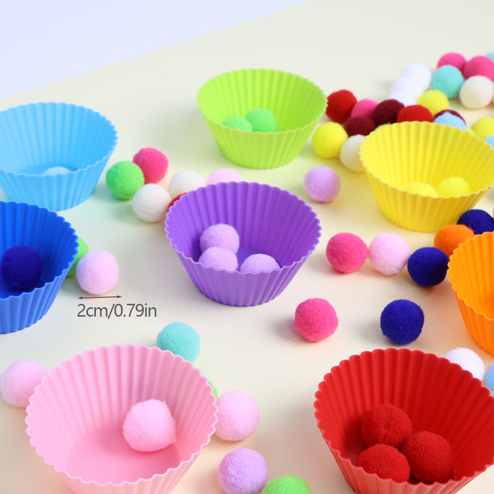 Bộ 109 Bóng Phân Loại Đồ Chơi Nhiều Màu Sắc Cho Bé