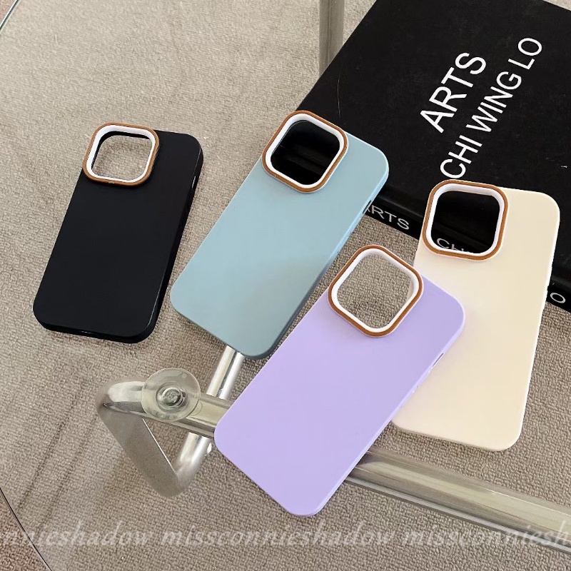 Ốp Điện Thoại Màu Macaron Đơn Giản Cho IPhone XR X 13 14 11 12 Pro MAX 7Plus 8Plus XS MAX 7 8 Plus