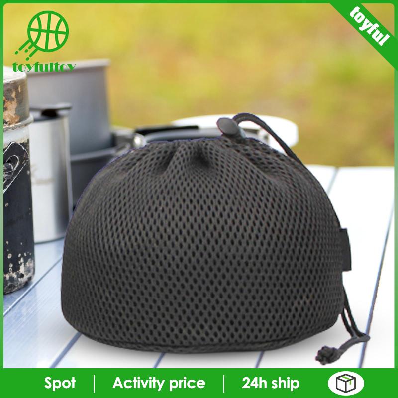 Túi Lưới Dây Rút Đựng Đồ Ăn Cắm Trại Du Lịch Tiện Dụng