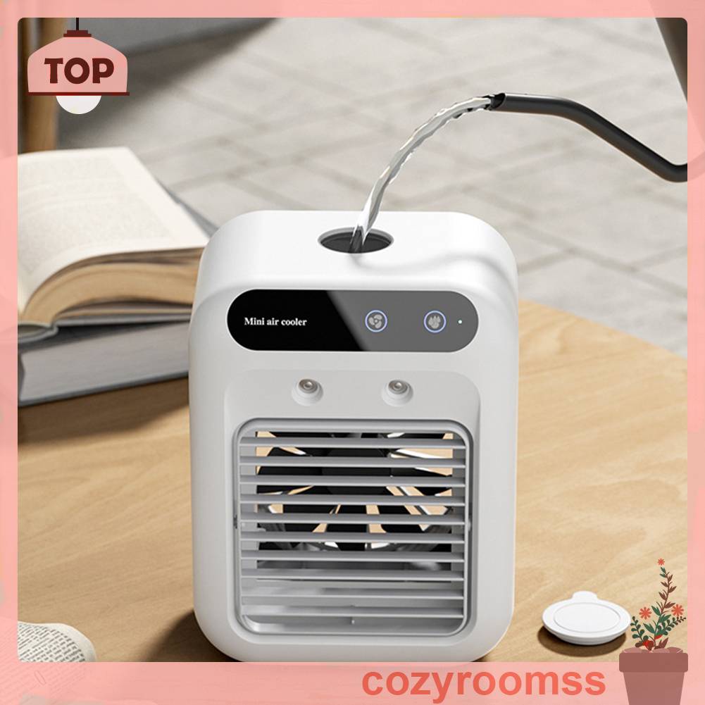 Quạt Làm Mát Để Bàn 2 Tốc Độ Tùy Chỉnh Nhỏ Gọn Tiện Dụng Cho Gia Đình