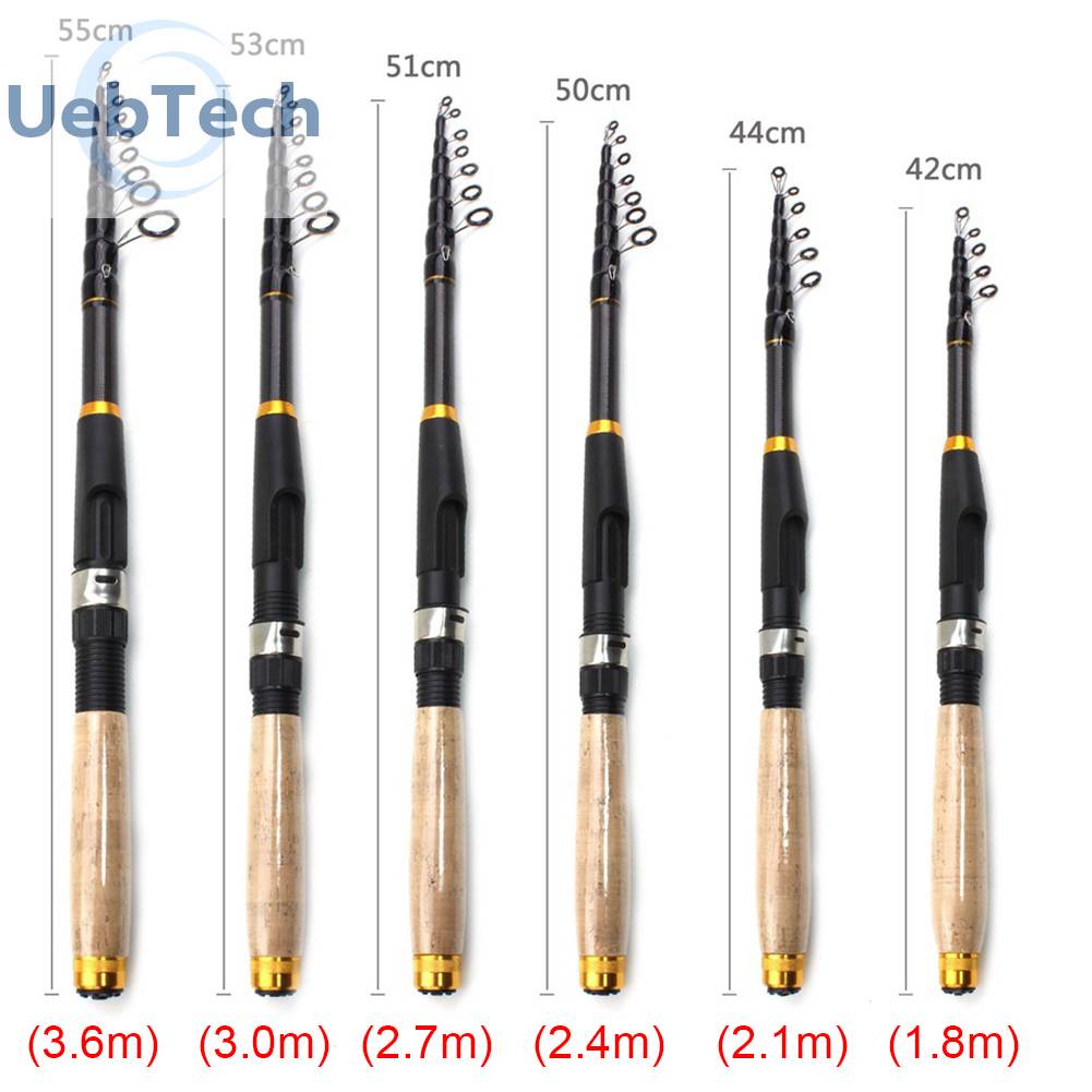 Ultra Cần Câu Cá Mini Siêu Ngắn Bằng Sợi Carbon Cao Cấp