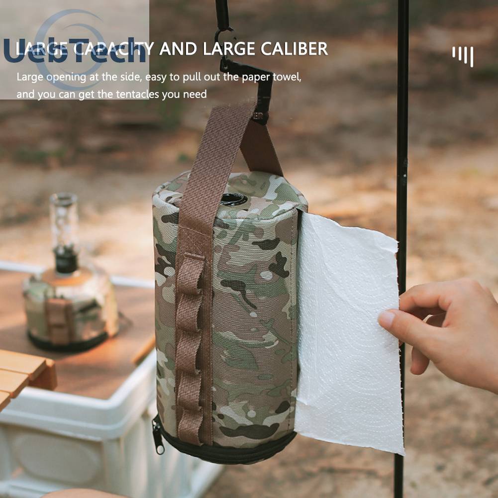 Hộp Đựng Giấy Cuộn Bằng Polyester Tiện Dụng Mang Theo Du Lịch Cắm Trại