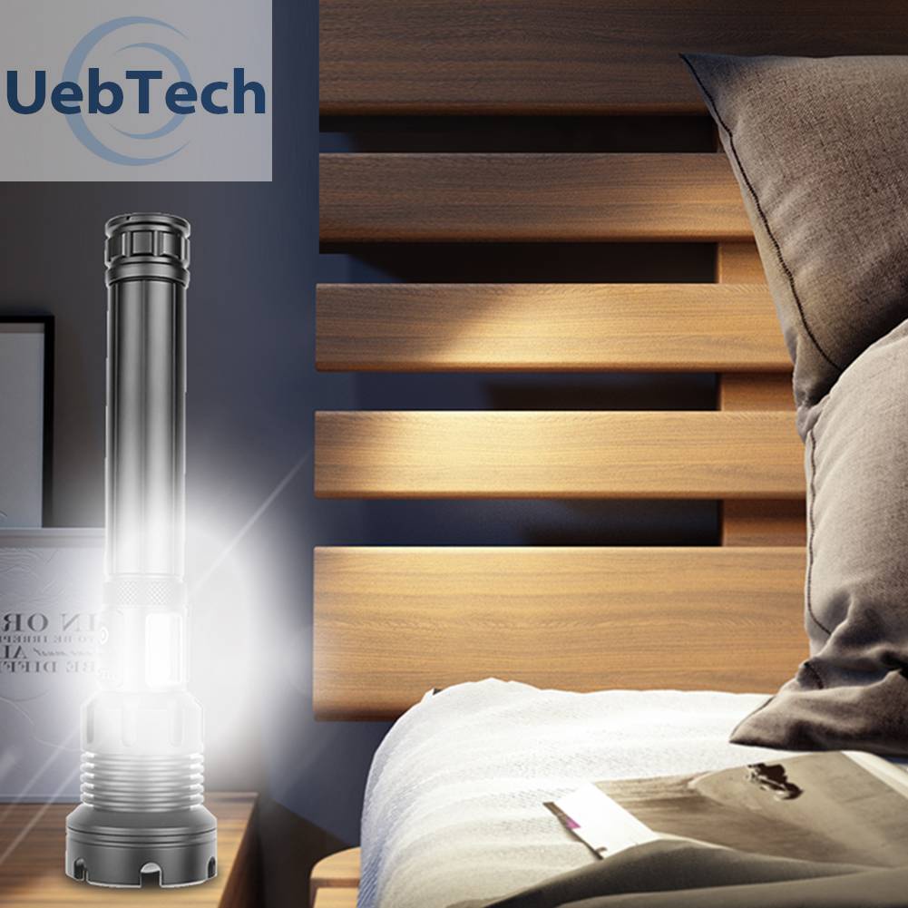 Đèn Pin XHP90 / XHP160 2500LM / 2800LM COB LED Có Thể Sạc Lại Bằng Cổng USB Tiện Dụng