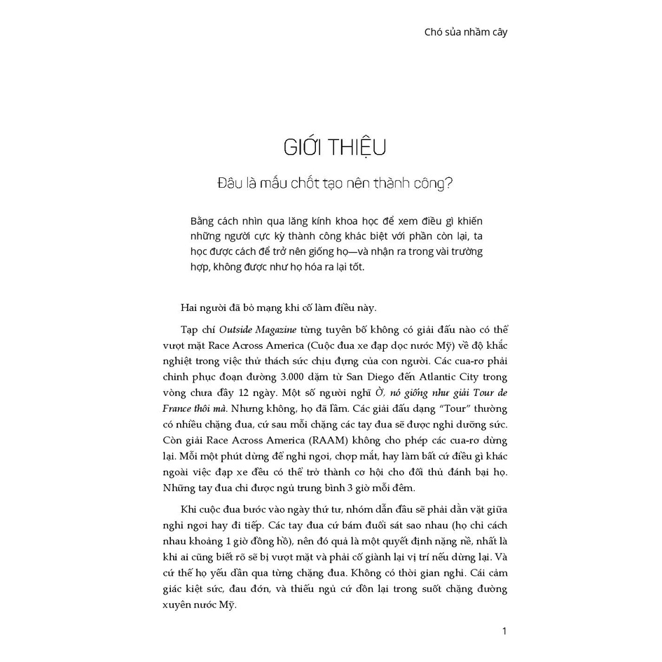 Sách Chó Sủa Nhầm Cây - Tại Sao Những Gì Ta Biết Về Thành Công Có Khi Lại Sai