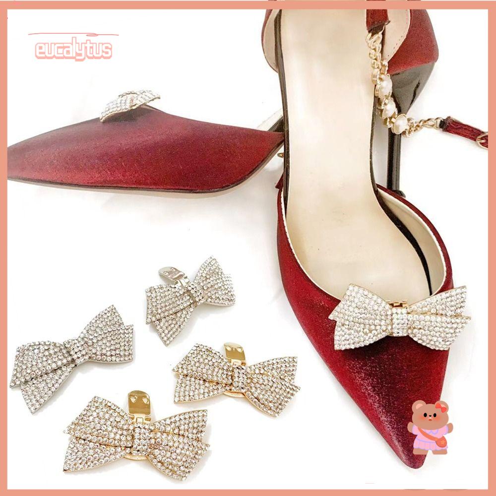 1 Khóa Kẹp Đính Đá Trang Trí Giày Cao Gót Lấp Lánh