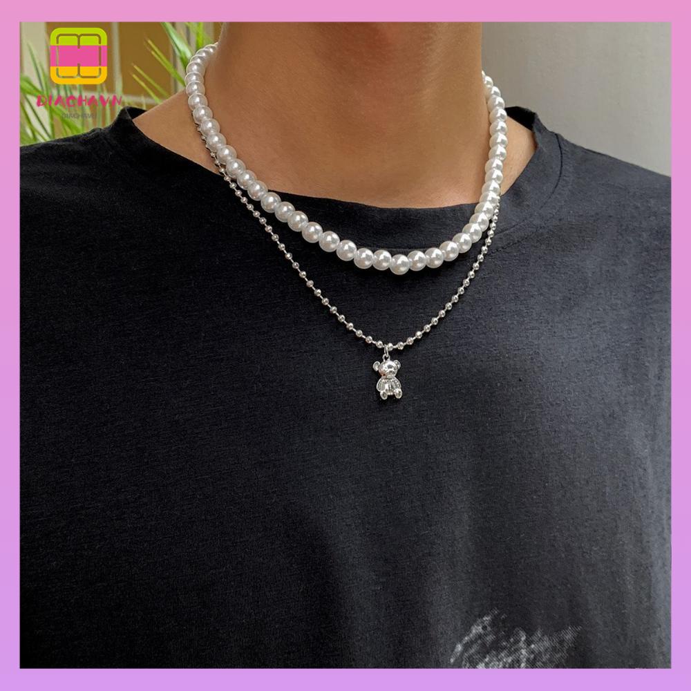 DIACHAVN Vòng cổ Mặt Gấu Dễ Thương