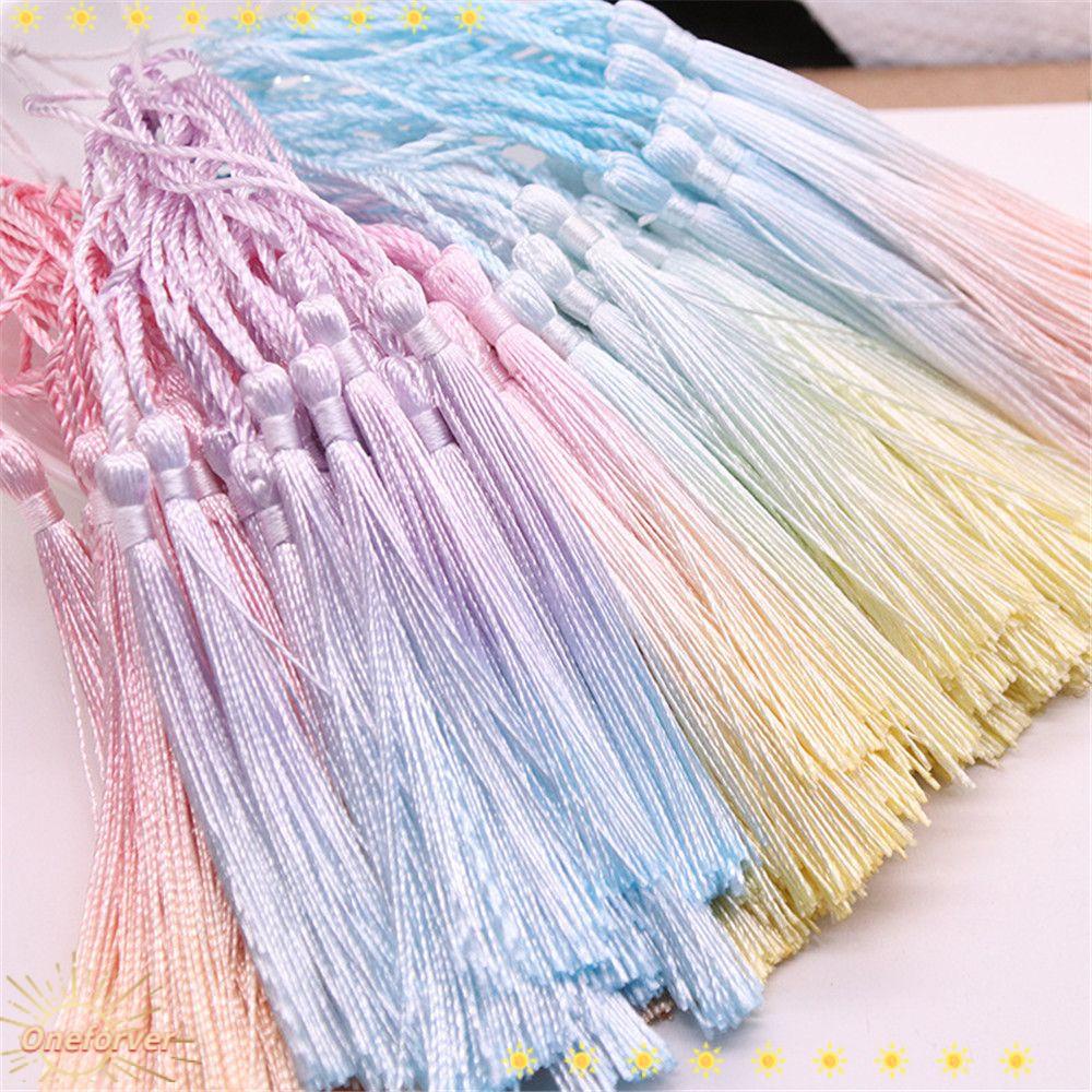 FOREVER Bộ 16 Núm Tua Màu Gradient Bằng Polyester Dùng Làm Trang Sức Thủ Công