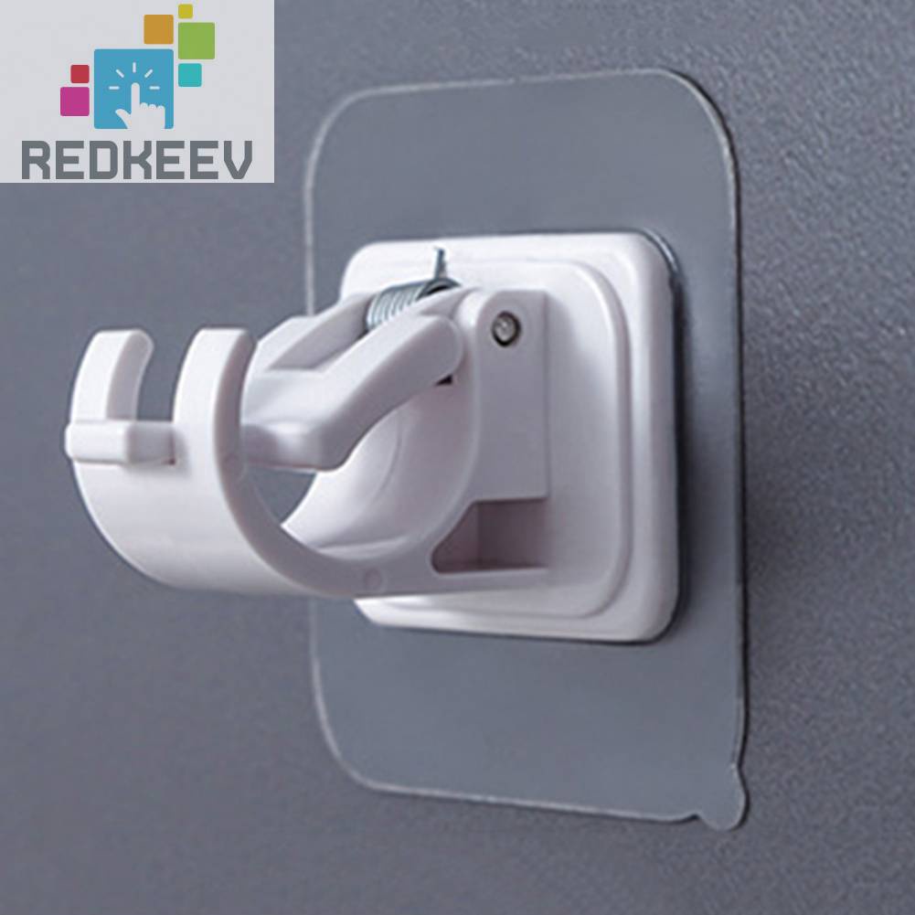 Bộ 2 Móc Treo Rèm Cửa Kính Chống Thấm Nước Không Cần Đục Lỗ