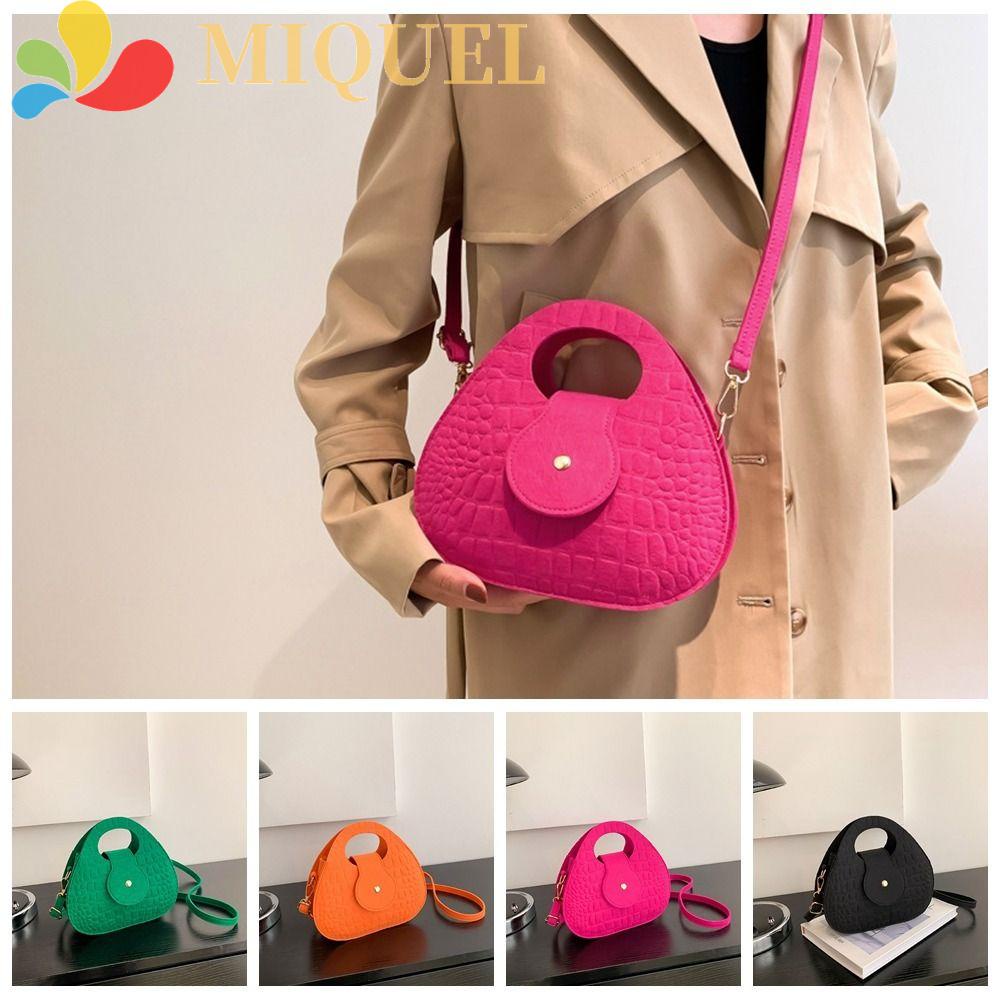 Túi Đeo ChéO BằNg VảI Nỉ MàU SắC Trơn ThờI Trang Cho Nữ