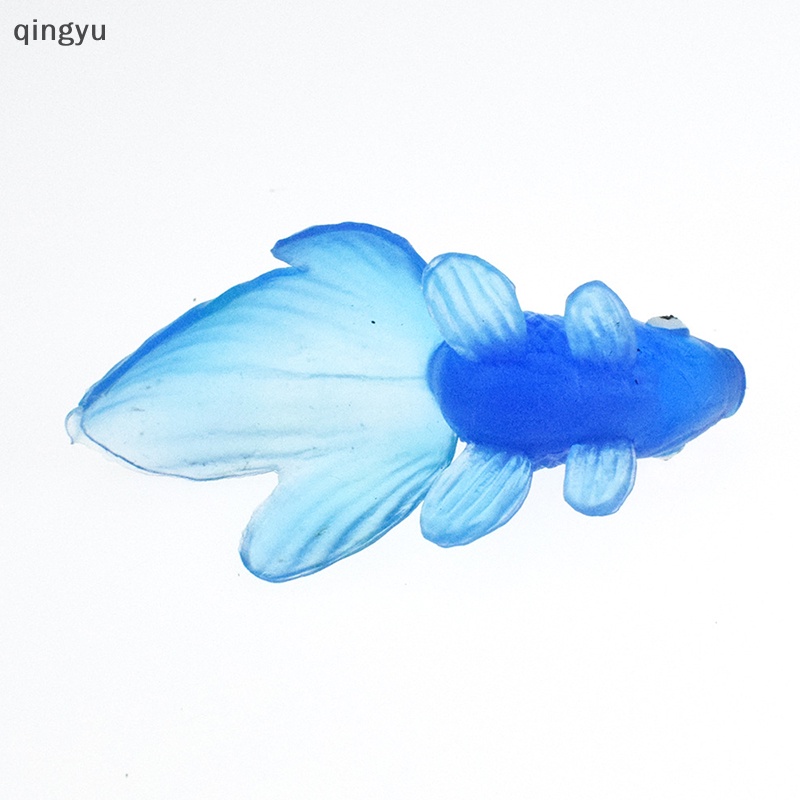 Set 10 Chú Cá Vàng Cao Su Mềm Cho Bé Chơi Khi Tắm