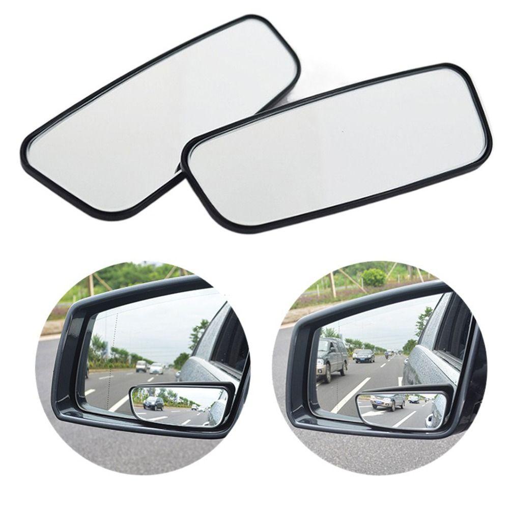 LET Set 2 Gương Chiếu Hậu Góc Rộng Điều Chỉnh Được Hình Chữ Nhật Cho Xe Hơi