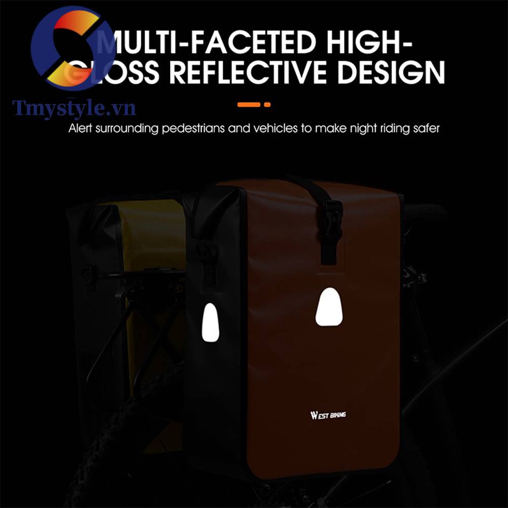 Túi Đựng Đồ Gắn Yên Sau Xe Đạp Dung Tích 15L Chống Thấm Nước Tiện Dụng