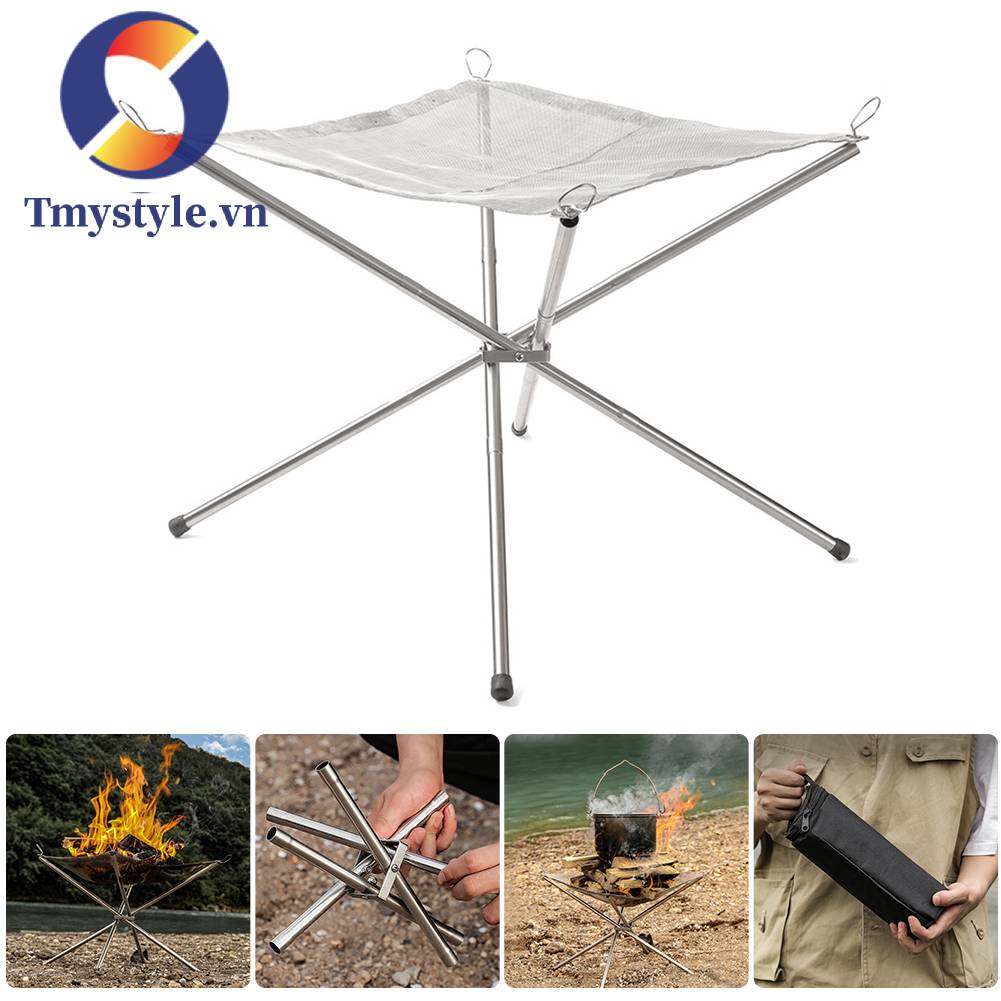 Vỉ Nướng Bbq Ngoài Trời Có Thể Tháo Rời Tiện Dụng