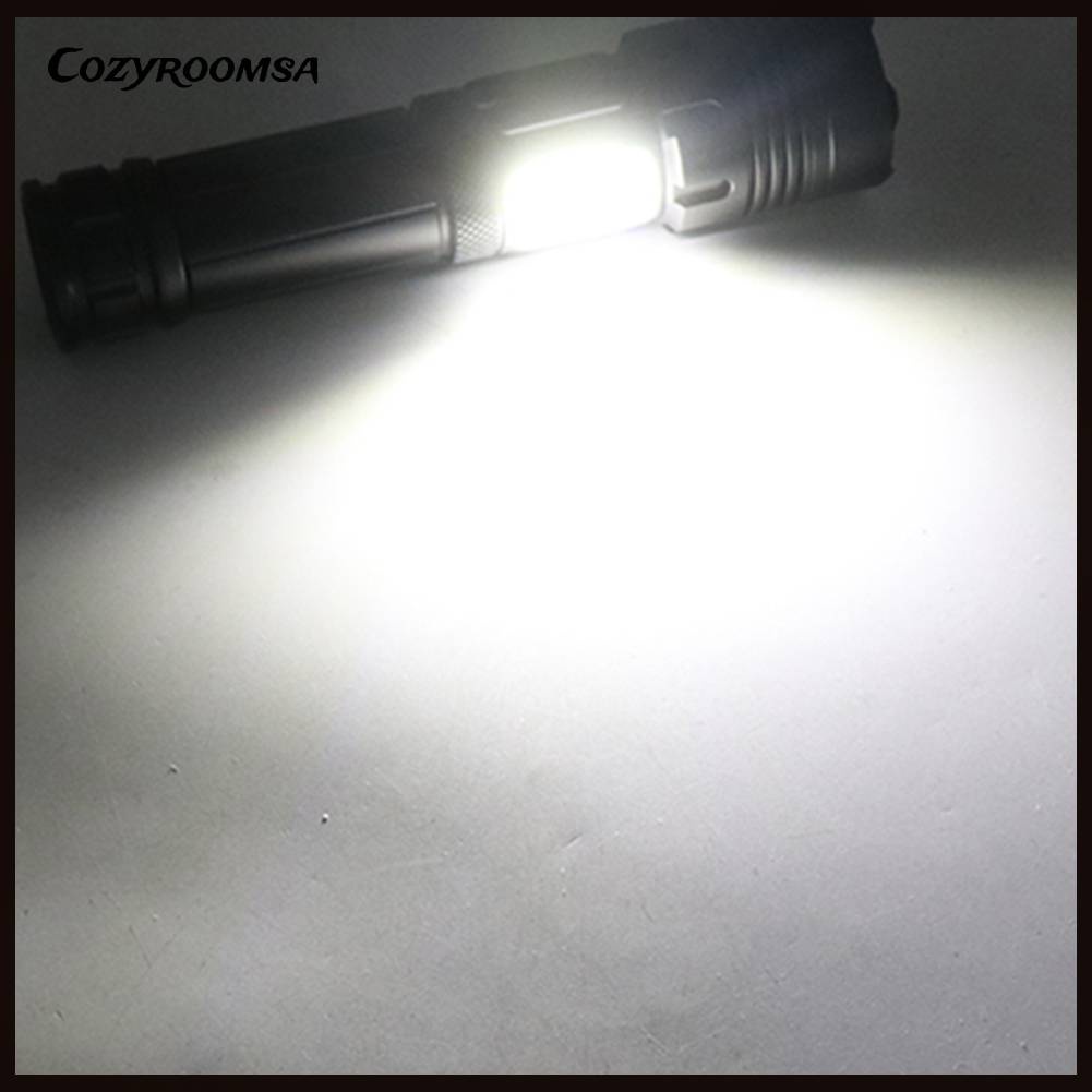 Đèn Pin XHP70 / XHP160 COB LED 1500LM / 1800LM Chống Thấm Nước IPX4 Sạc USB Tiện Dụng