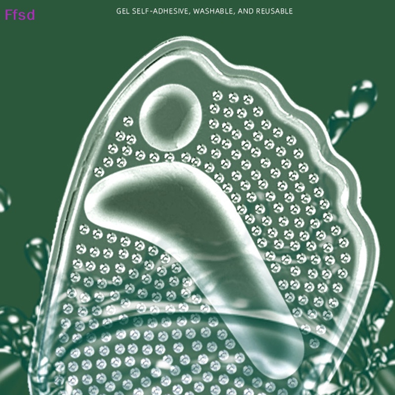 1 Cặp Đệm Silicone Lót Giày Mát Xa Chân Chống Trượt Giảm Đau