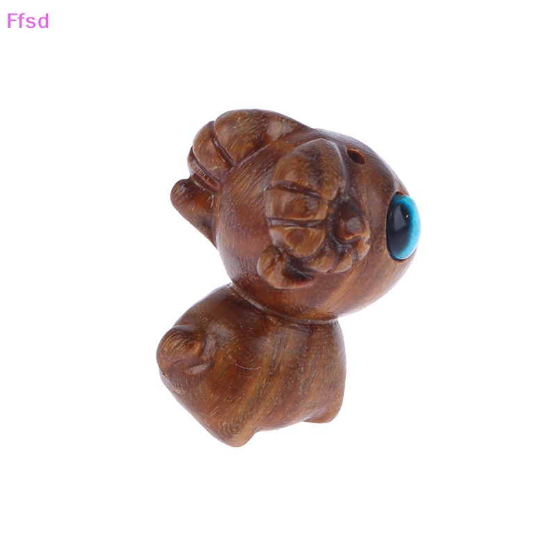 {Ffsd} Mặt Dây Chuyền Hình Cừu Nhỏ Màu Xanh Lá Chạm Khắc Dễ Thương Làm Quà Tặng DIY