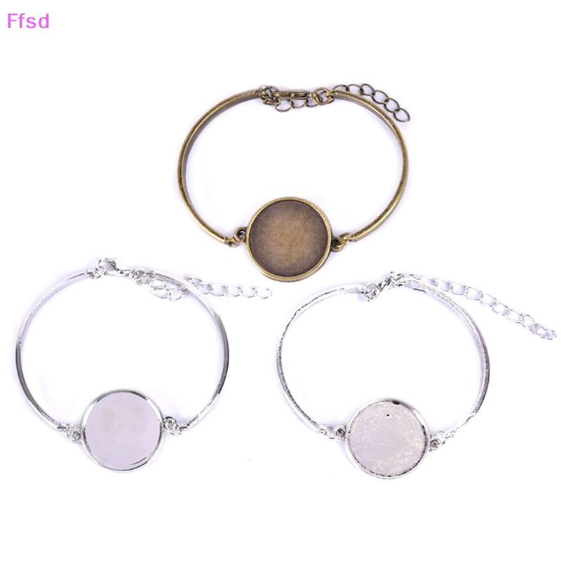 Bộ 4 Khay Làm Trang Sức Hình Tròn Phong Cách Cổ Điển DIY