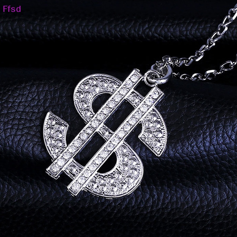 Vòng cổ Dây Xích Mặt Hình Kí Hiệu Tiền Ca Sĩ Rap Hip Hop {Ffsd} Cho Nữ * Bán Chạy