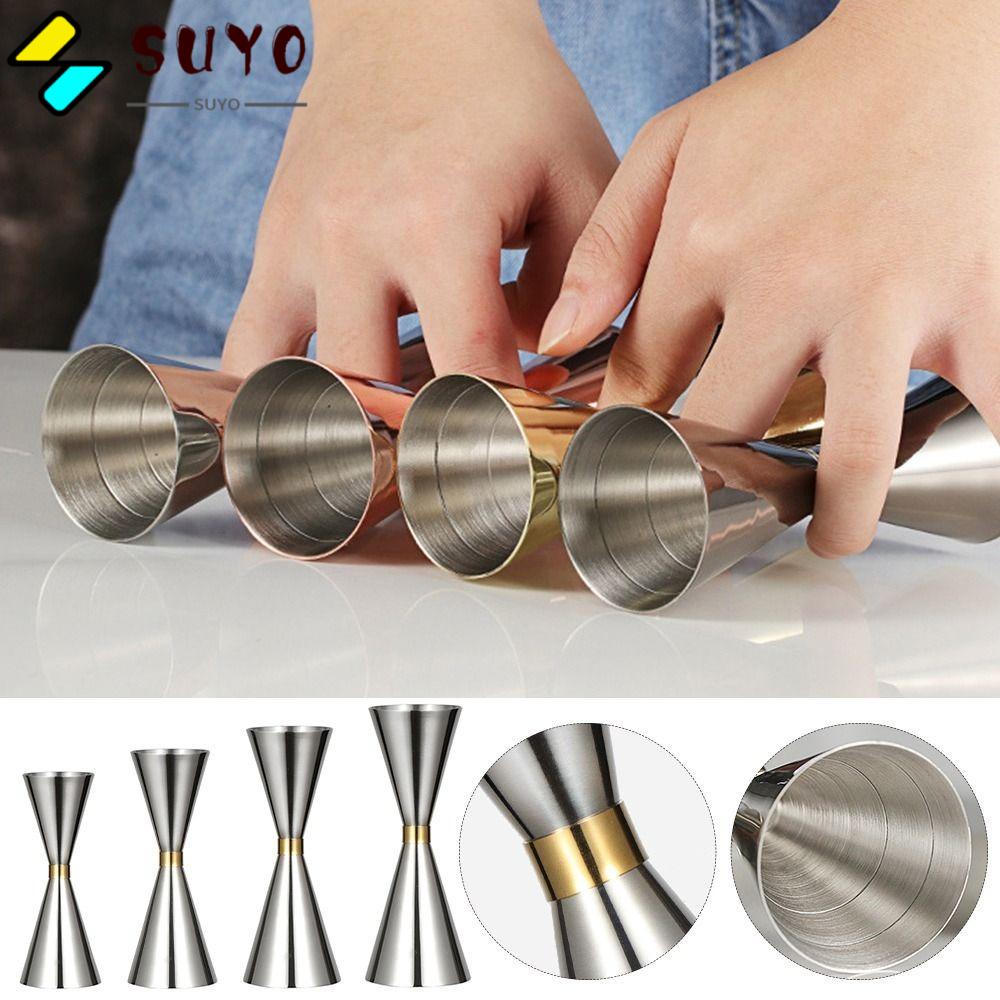 SUYO Dụng Cụ Đo Lường Sử Dụng Pha Chế Cocktail Bằng Thép Không Gỉ OZ / ML