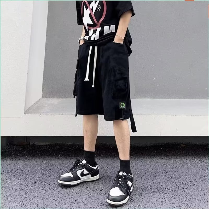 Quần Yếm Dáng Rộng Phong Cách Hip Hop Mỹ Thời Trang Mùa Hè Mới Cho Nam Và Nữ