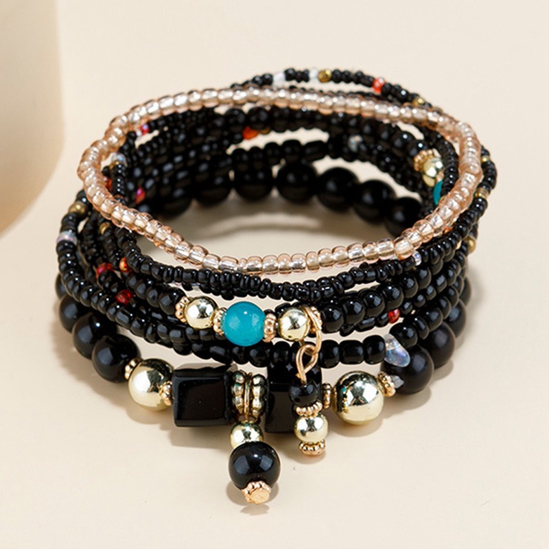 Set 8 Vòng Tay Chuỗi Hạt Phong Cách Boho