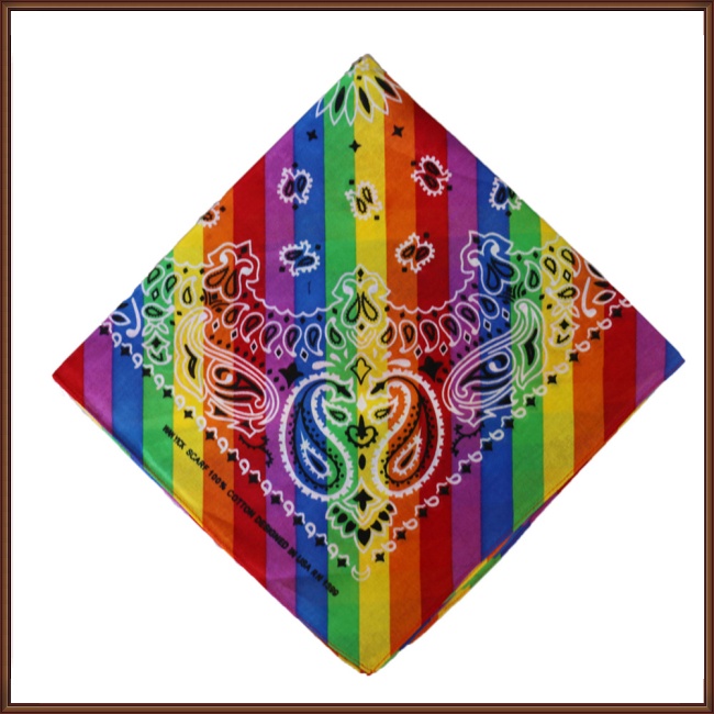Set 150 Khăn Vuông Bandana Gay Pride / Cầu Vồng Cộng Đồng LGBTQ