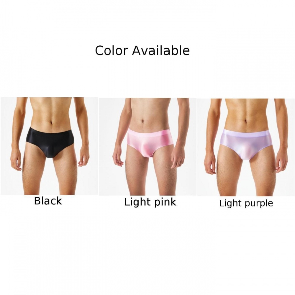 Quần Lót Nam Vải Satin Bóng Lưng Thấp Gợi Cảm