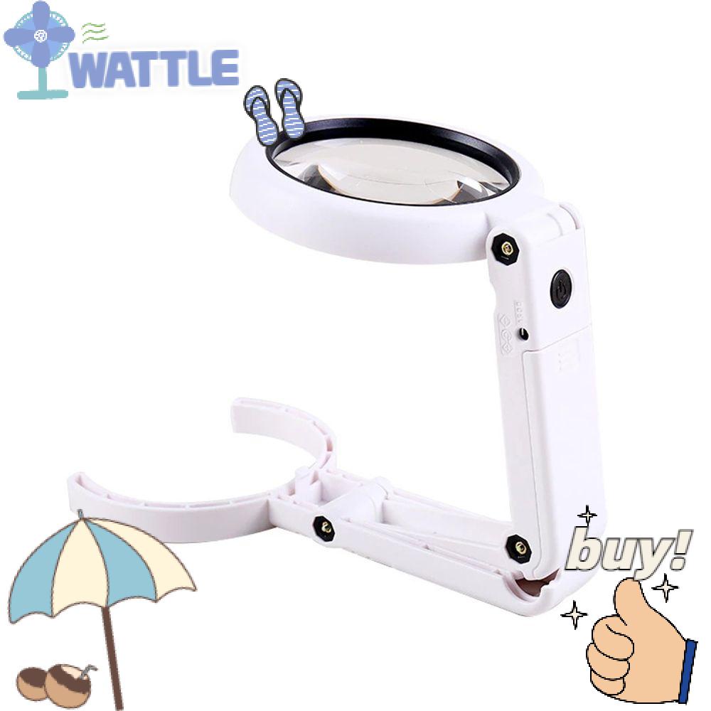 WTTLE Kính Lúp Chất Lượng Cao Có 8 Đèn LED