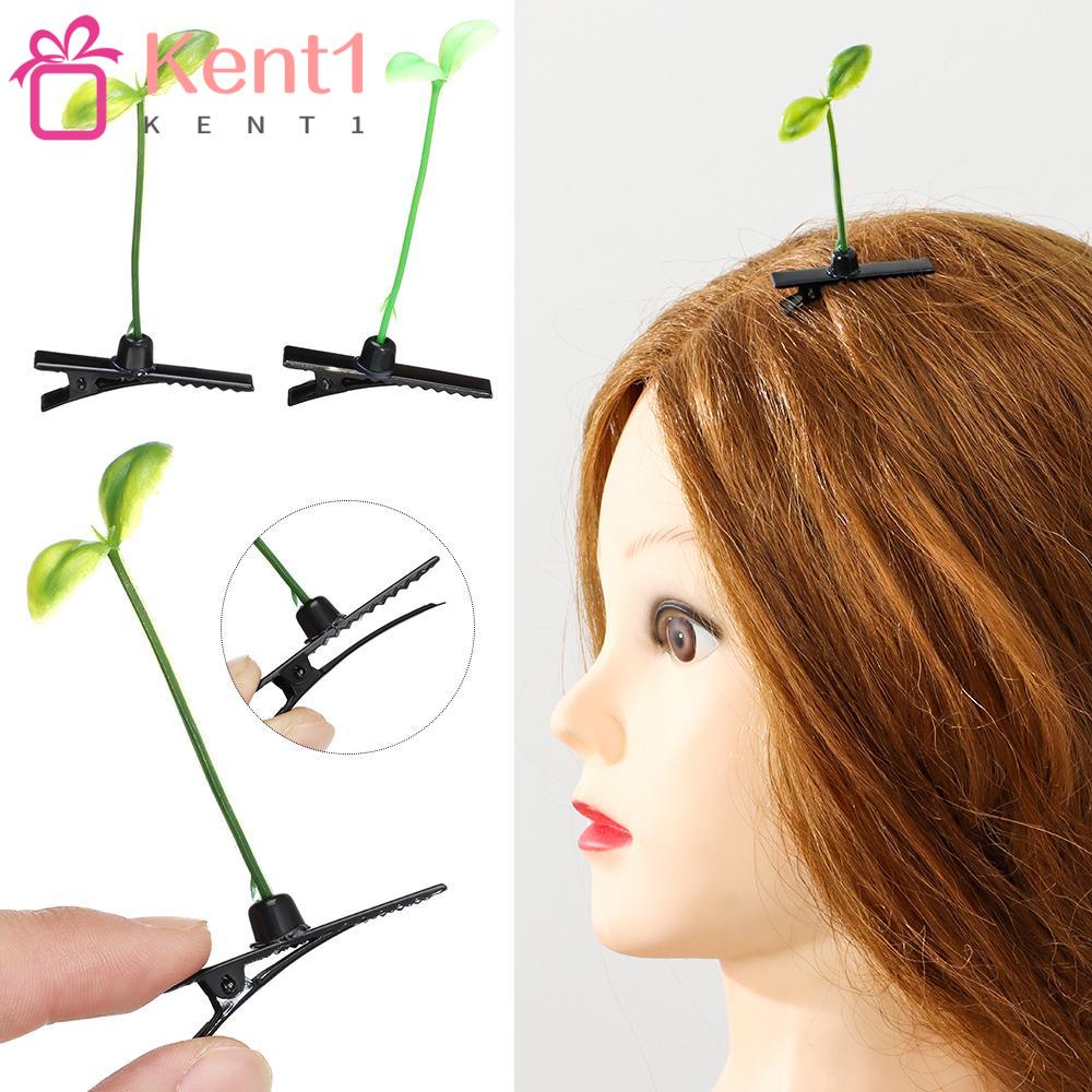 KENT1 Set 10 Kẹp Tóc Cỏ Mini Cho Bé
