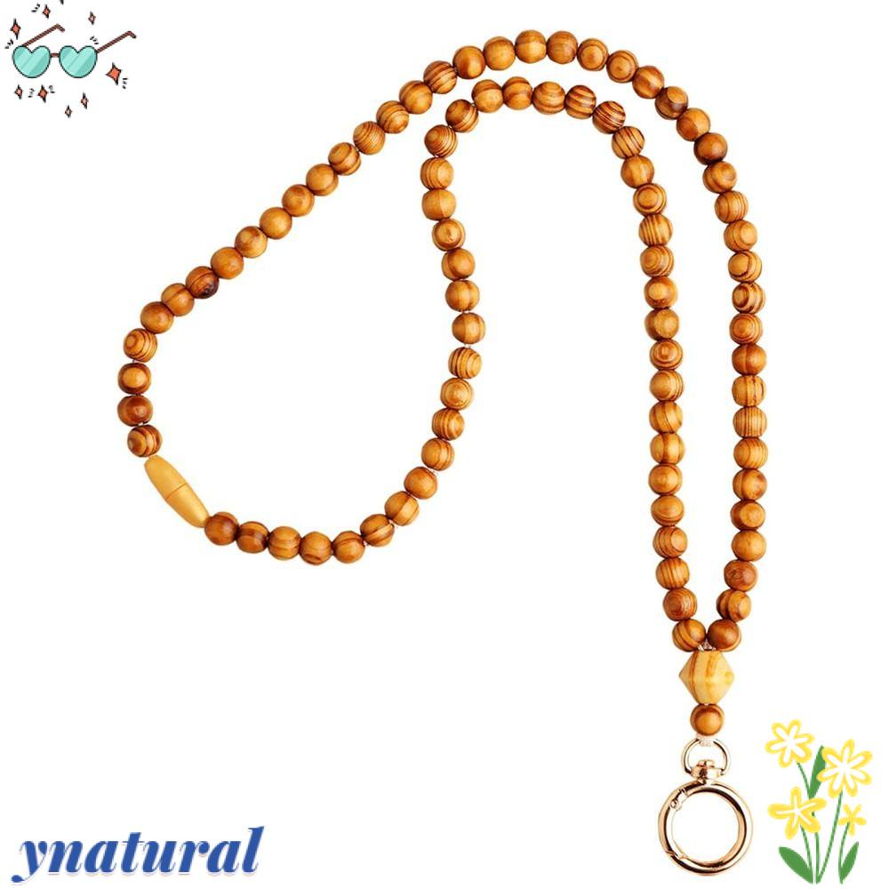 YNATURAL Móc Chìa Khóa Có Thể Thu Gọn Màu Nâu Mới Cho Văn Phòng