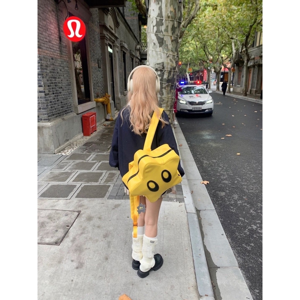 Ba Lô Y2K Hình Ngôi Sao Dễ Thương Cho Nữ