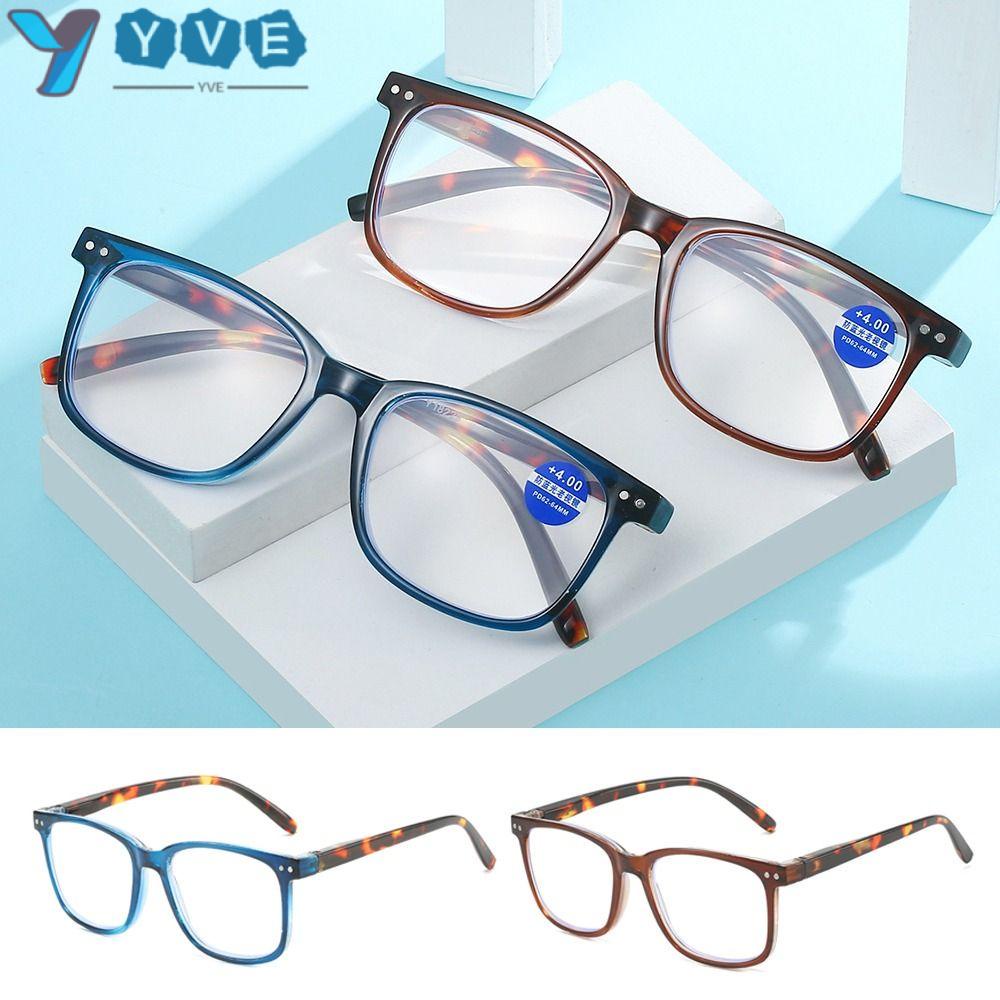 YVE Kính Đọc Sách Gọng Siêu Nhẹ Chống Ánh Sáng Xanh Phong Cách Cổ Điển Thoải Mái Cho Nam Và Nữ