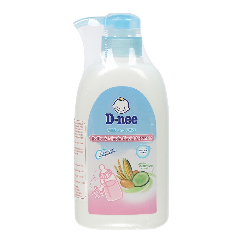 (COMBO 3 CHAI) Nước rửa bình sữa, Bình nước & rau quả D-nee 500ml - An toàn cho bé yêu ...