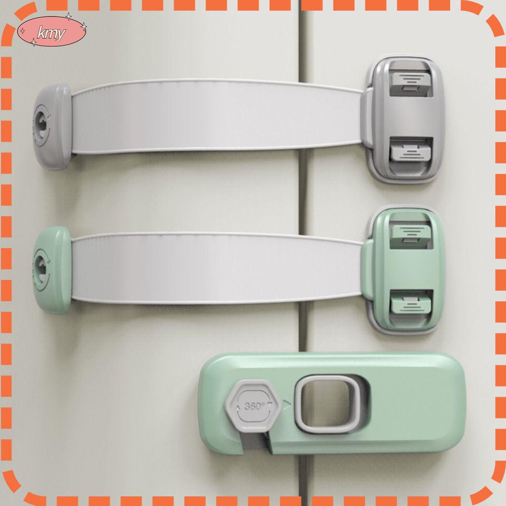 KRNY Khóa Cửa Tủ Lạnh Bằng Nhựa Chống Kẹp Tay An Toàn Cho Bé