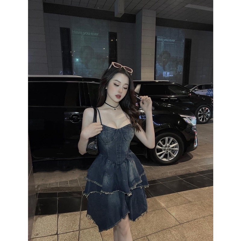 Áo Yếm Cúp Mút Ngực Croptop Viền Cổ V Sophistication Dây Đan Lưng Phối Phong Cách Hàn Quốc alohashop91