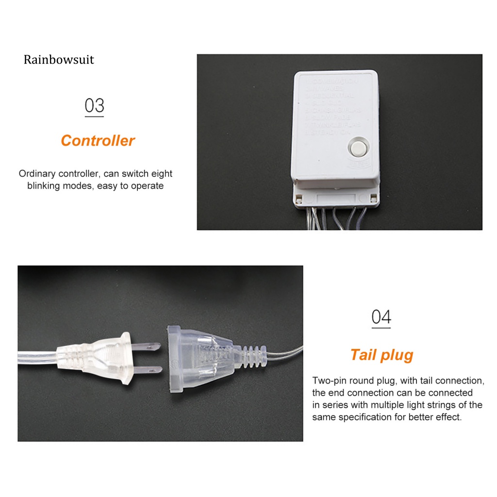 Rèm Cửa Chống Thấm Nước Có Đèn Hình Tuần Lộc Lãng Mạn Trang Trí Giáng Sinh