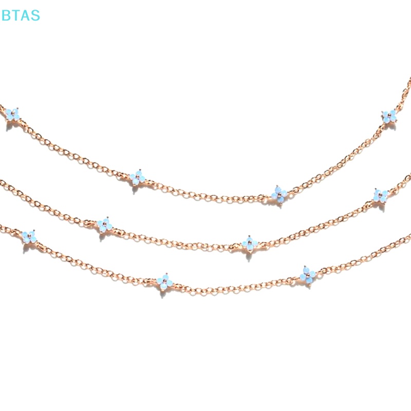 Bt Mới Vòng cổ Mặt Hoa Nhỏ Thiết Kế Màu Vàng Kim Thời Trang Làm Quà Sinh Nhật Cho Nữ