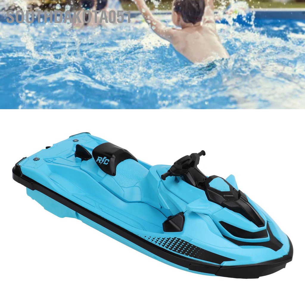 Southdakota051 1/14 2.4G Thuyền Máy Điều Khiển Từ Xa Mùa Hè Đồ Chơi Nước Trẻ Em Tàu Cho Bể Và Hồ