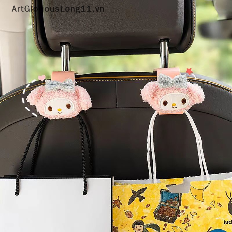 Móc Treo Đồ Chơi Mềm Mại Hình Kuromi Melody Cinnamorol Nhồi Bông Gắn Ghế Ngồi Xe Hơi