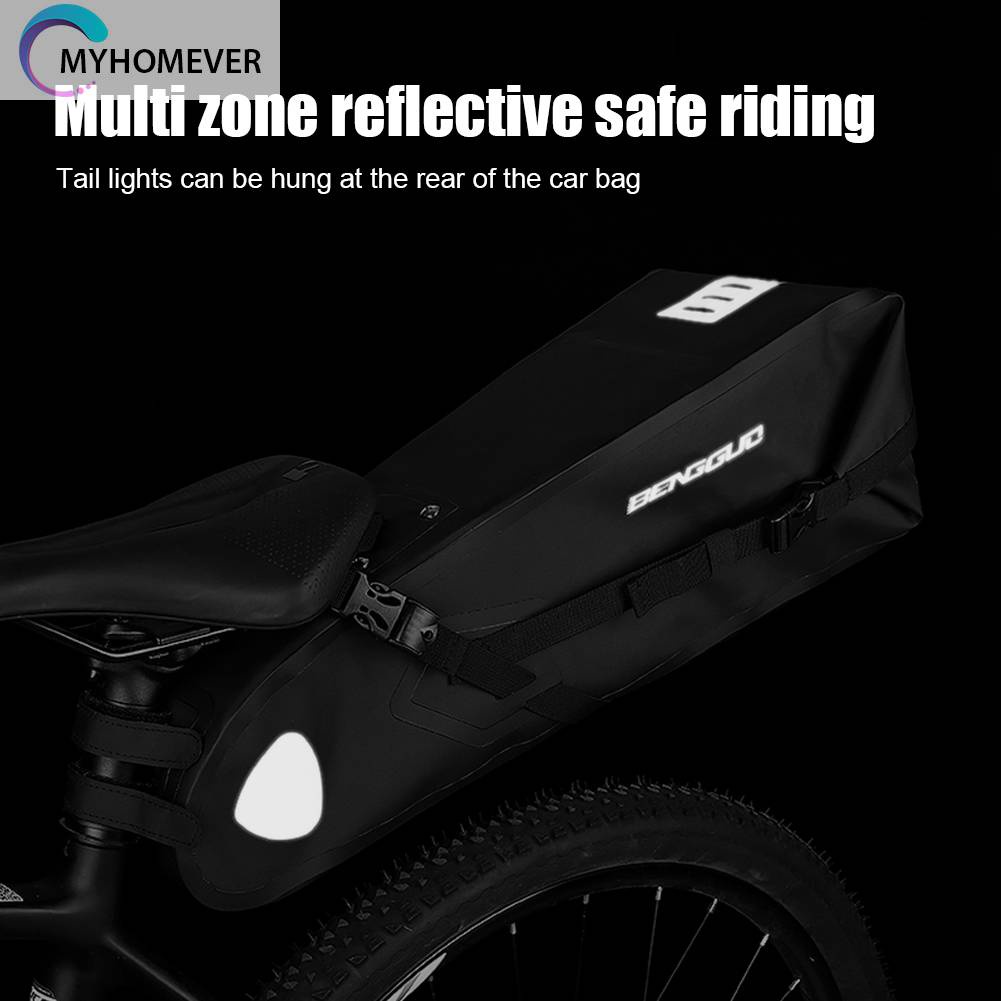 Túi Đựng Đồ Gắn Yên Sau Xe Đạp Leo Núi Gấp Gọn Dung Tích Lớn 10L