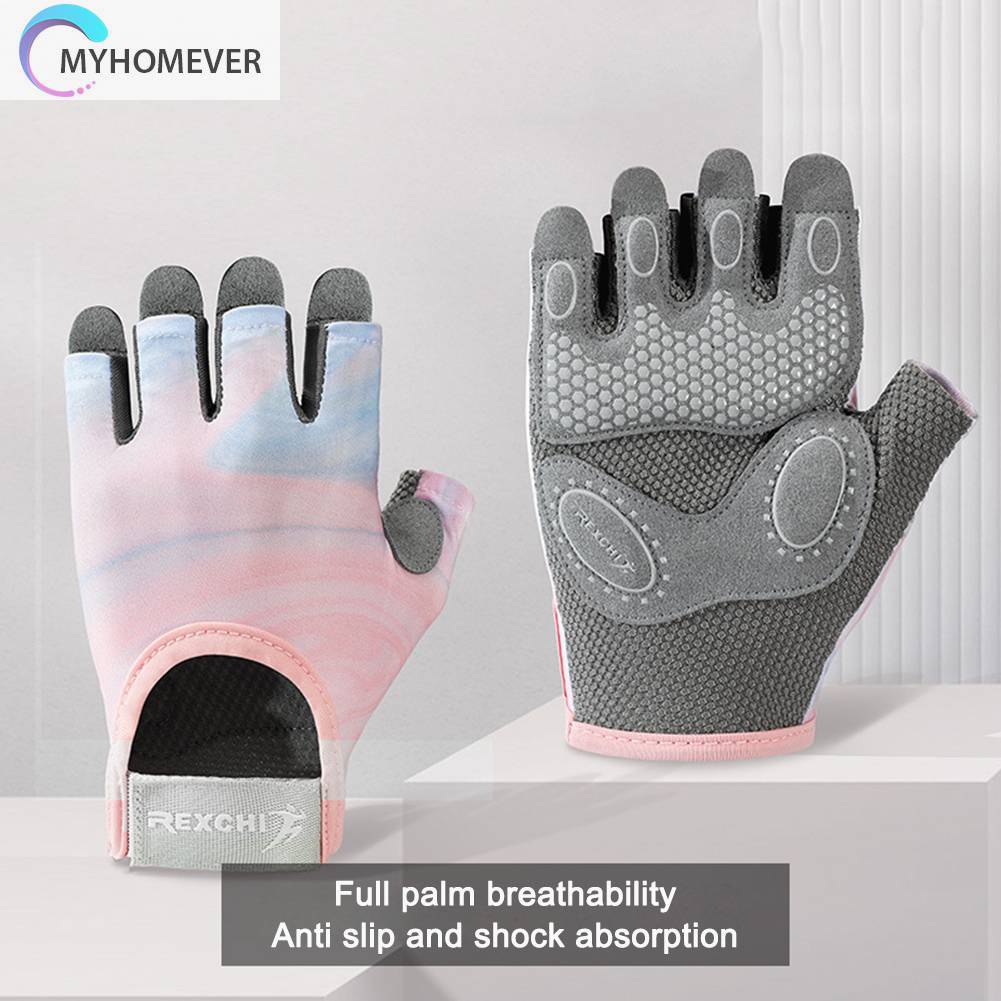Găng Tay Thể Thao Hở Ngón Mềm Mại Chống Trượt Tiện Dụng