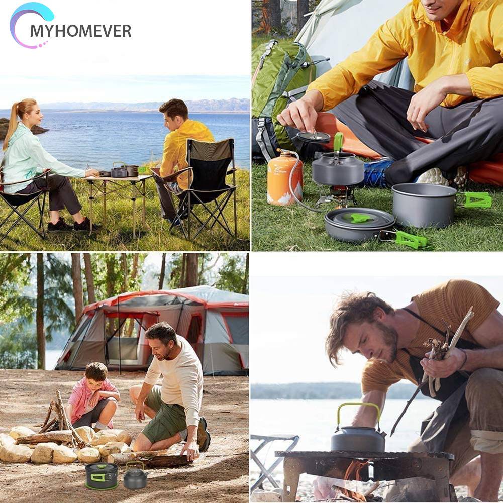 Bộ Dụng Cụ Nấu Ăn Có Thể Gấp Gọn Tiện Dụng Mang Theo Du Lịch Cắm Trại